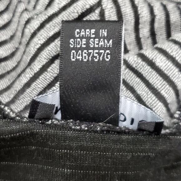 I.N. Studio Gray Stripe Long Sleeve Cardigan Career Large - Picture 5 of 8